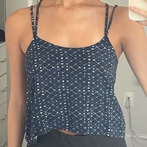 strappy crop tank